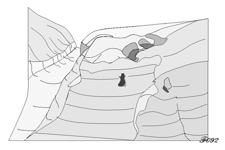Grotte à Qumran.