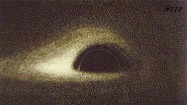 simulation de l apparence d'un trou noir