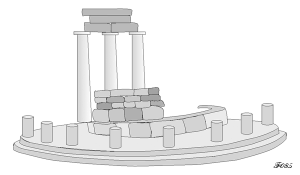 Temple de Delphes.
