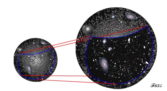 Notre univers à la surface d'un trou noir.