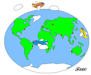 déplacements de l'homme sur terre