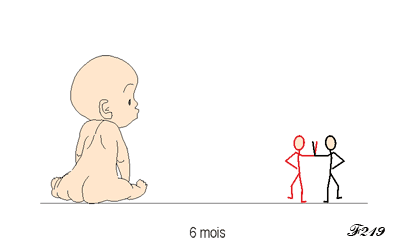 Bébé qui ne s'étonne pas.