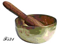 Tibetan singing bowl.