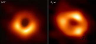 Les trous noirs M87* et SgrA*.